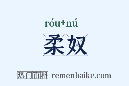 柔奴是什么意思的图片